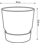 greenville rond 16cm *goudkleurig zand